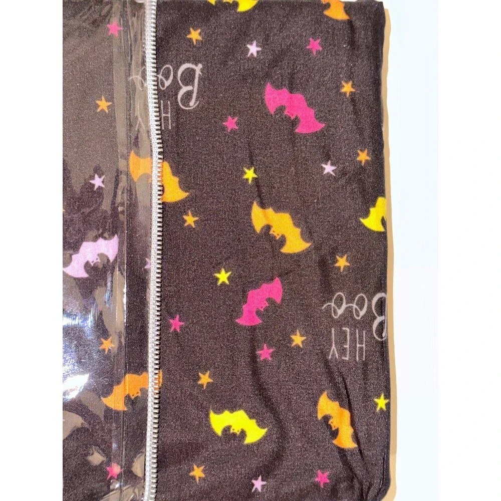 Halloween Rainbow Bats Pillow Sheet Set NEW